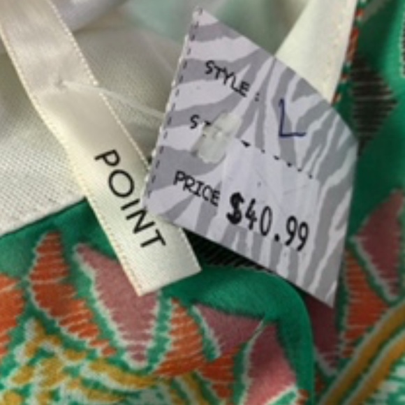 NWT Point One Arm Abstract Print Fully Lined Tunic/Dress Size L - Picture 6 of 7